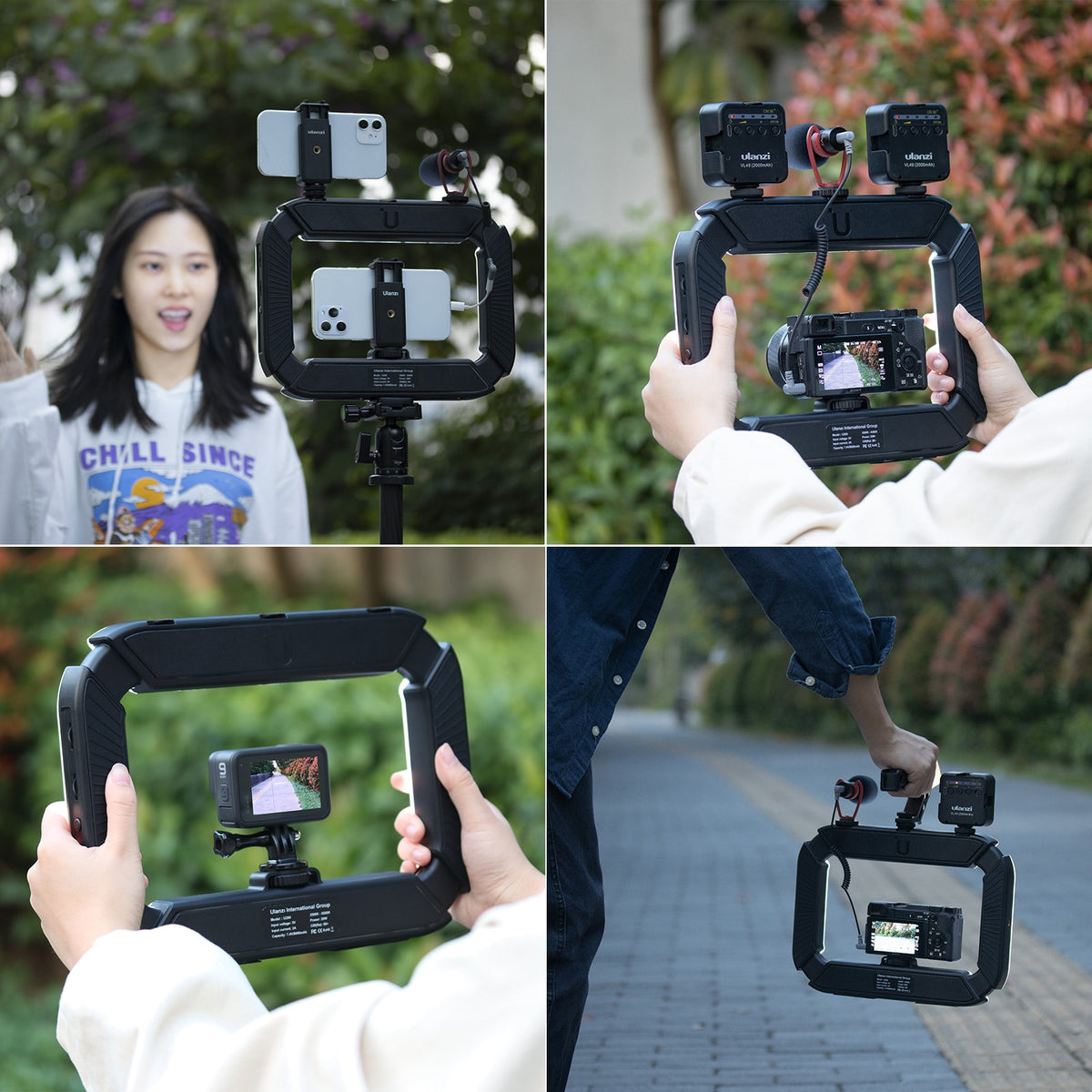 Ulanzi U200 Ring Lamp Video rig + 8000MAh Power Bank