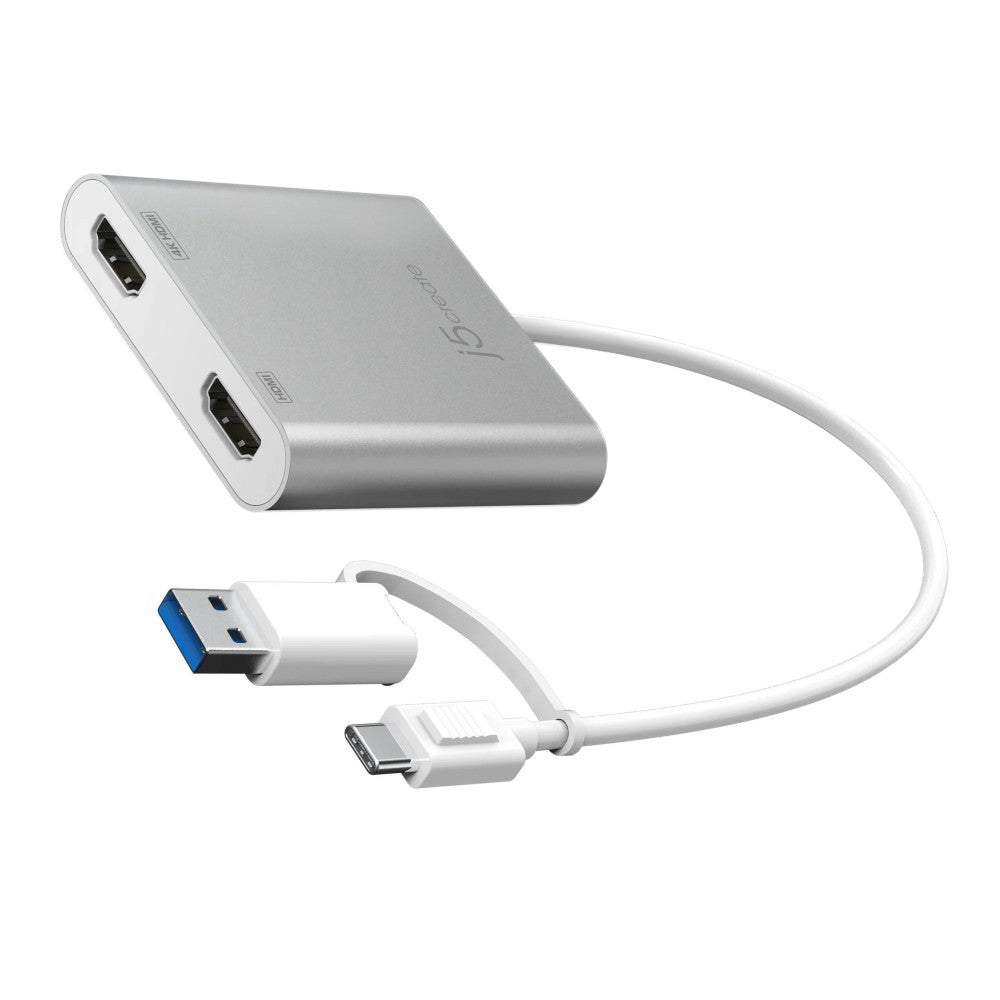 j5create USB-C® to Dual HDMI™ Multi-Monitor Adapter