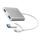 j5create USB-C® to Dual HDMI™ Multi-Monitor Adapter