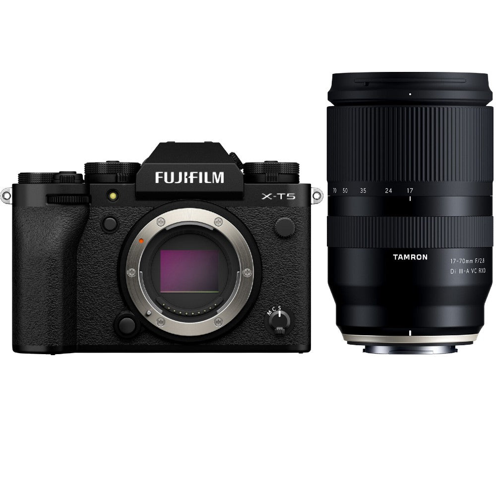 Fujifilm X-T5 Body Black + Tamron 17-70mm f/2.8 DI III-A VC RXD