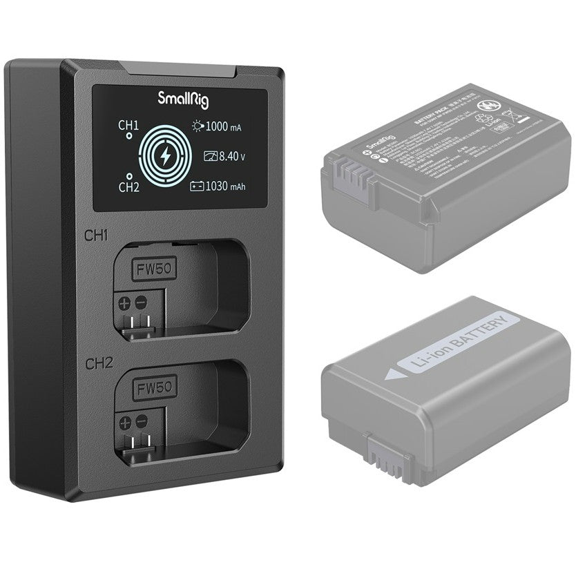 SmallRig 4081 NP-FW50 Camera Battery Charger