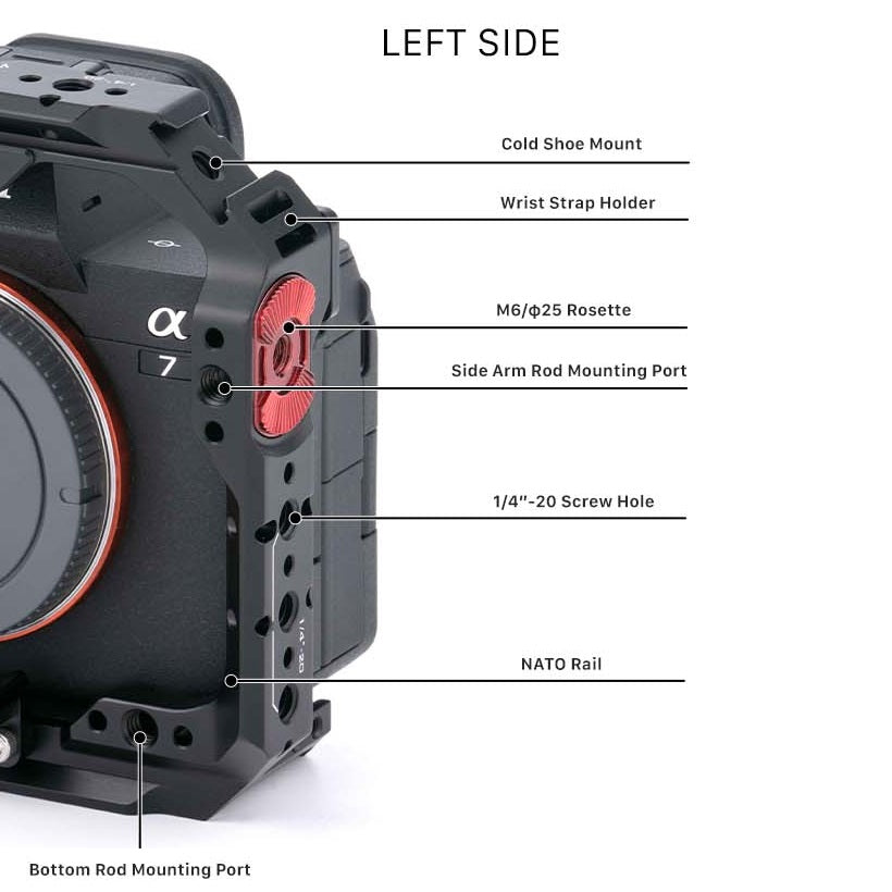 Tilta TA-T30-A-B Cage for the Sony a7 IV Basic Kit - Black