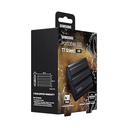 Samsung Portable SSD T7 Shield 4TB Black