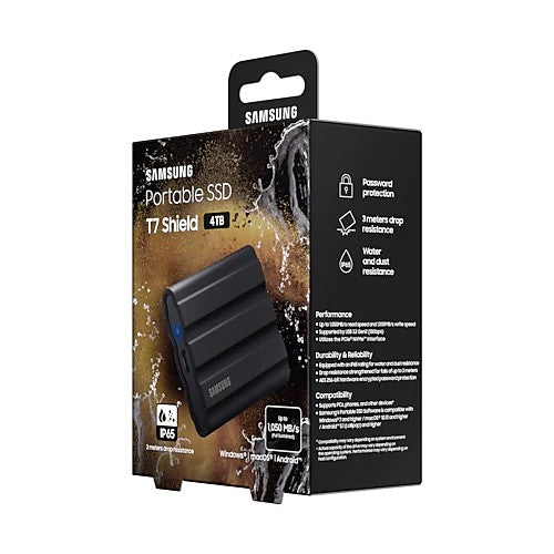 Samsung Portable SSD T7 Shield 4TB Black