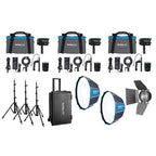 Nanlite Forza 60B II LED Triple Kit (w/ Case, Light Stand, Fresnel and Softbox)
