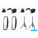 Nanlite FS200 Bi-Color LED Dual Kit (with Light Stand and Softbox)