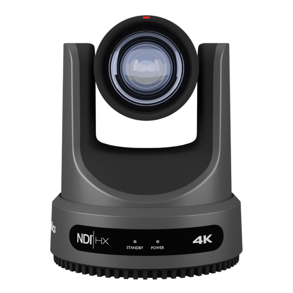 PTZOptics Move 4K, a 3th Gen PTZ camera, 12x Optical Zoom grey