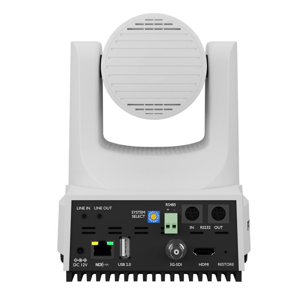 PTZOptics Move 4K, a 3th Generation PTZ Camera, 20x Optical Zoom White