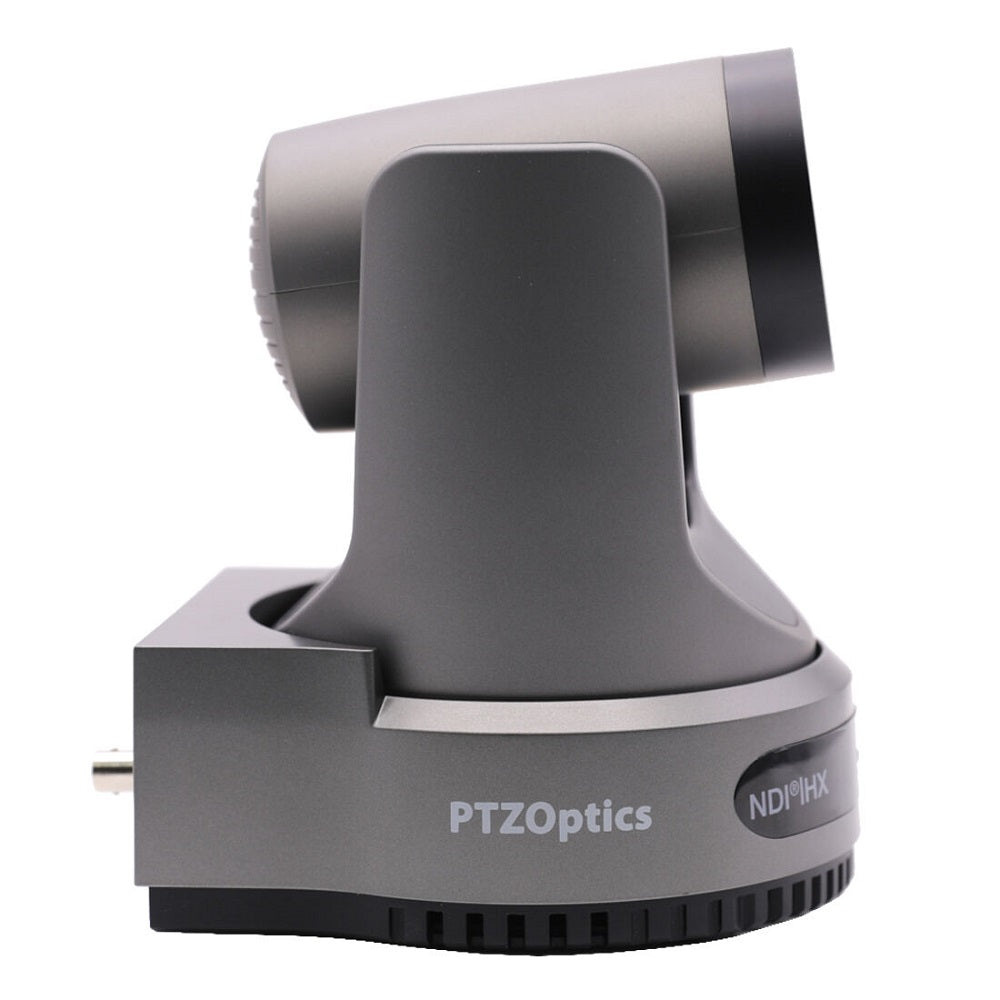 PTZOptics Move 4K, a 3th Gen PTZ Camera, 20X Optical Zoom - Gray