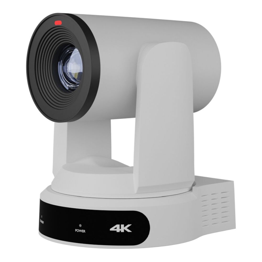 PTZOptics Move 4K, a 3th Gen PTZ camera, 30x Optical Zoom white