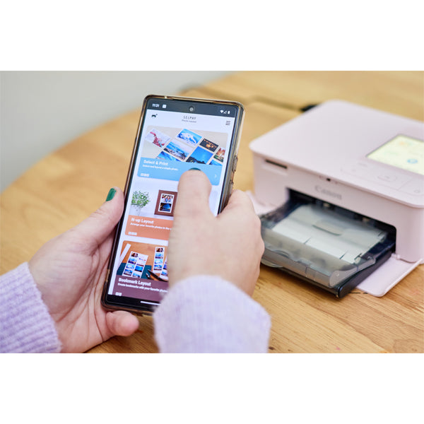 Canon SELPHY CP1500 Pink + RP-108 Paper 10X15, 108 prints