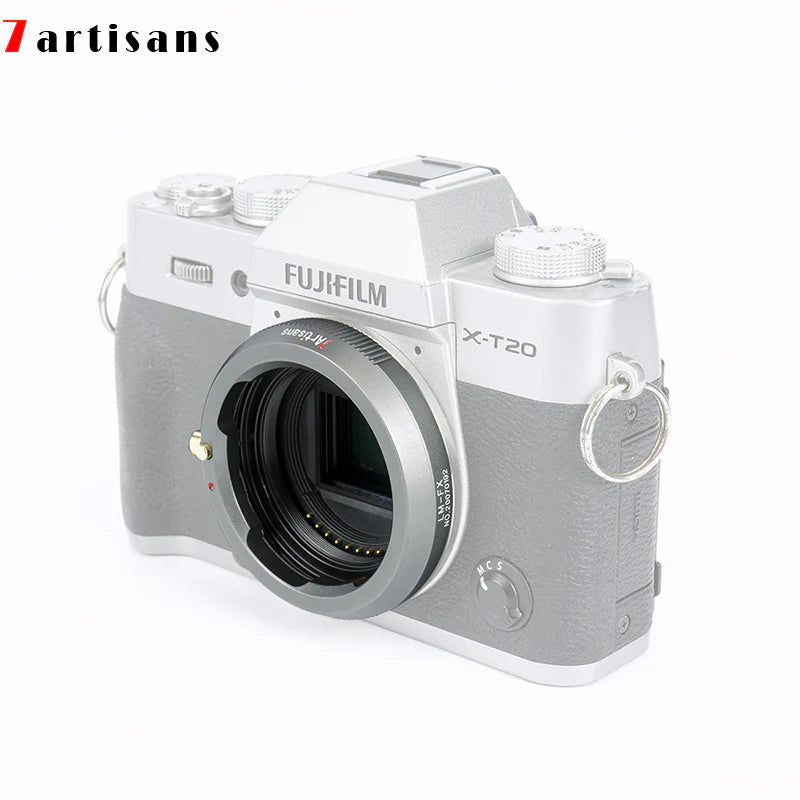 7artisans Adapter for Leica M - Fuji FX- Grey