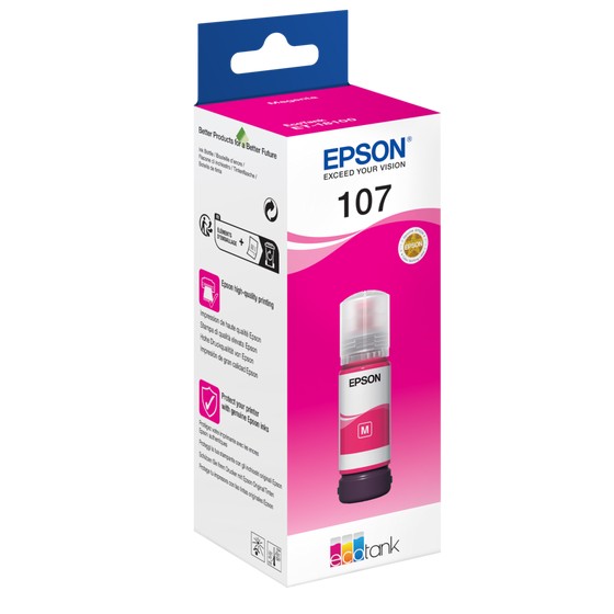 EPSON 107 EcoTank Magenta Ink Bottle