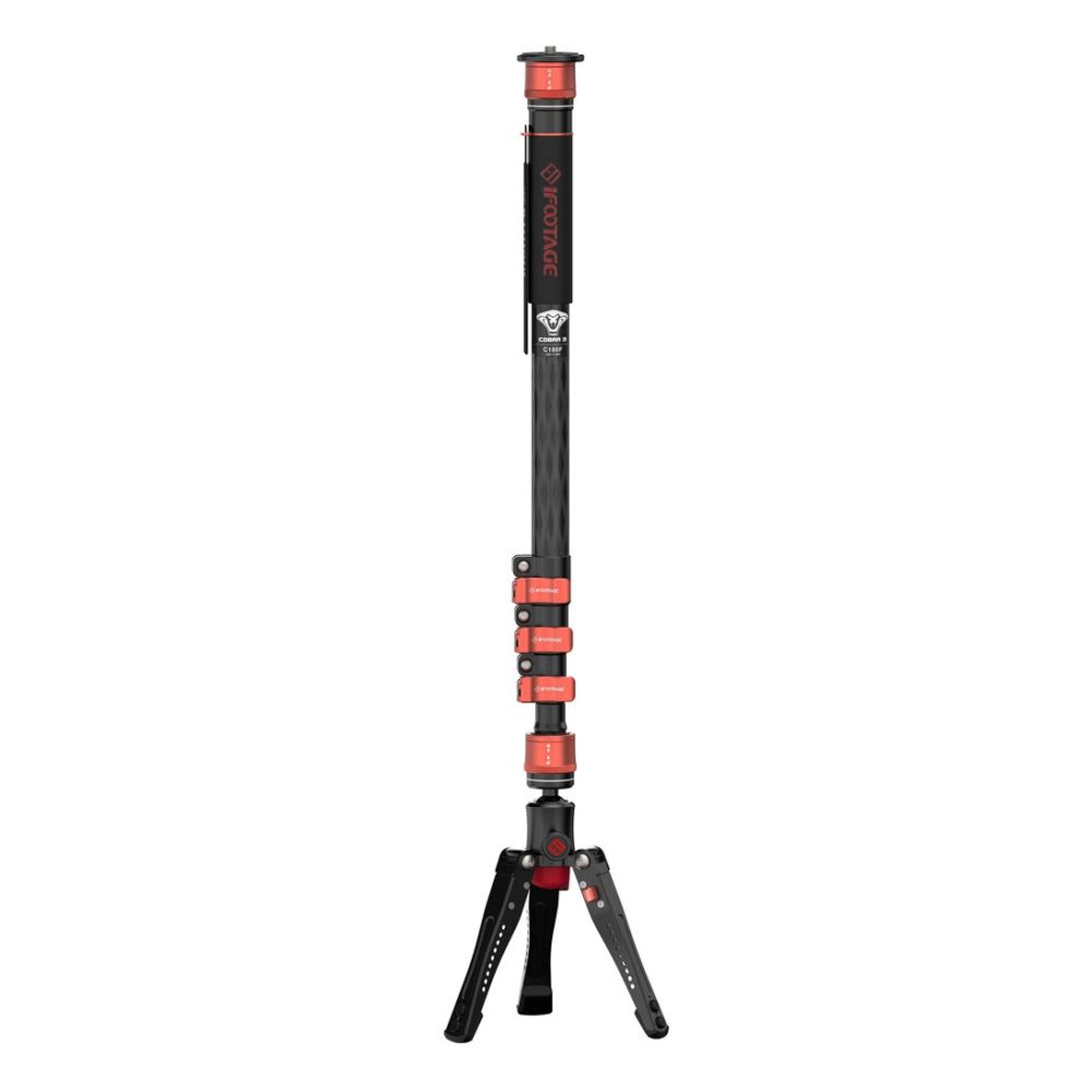 iFootage Cobra 3 Carbon fiber Flip lock Monopod CB3 C180F