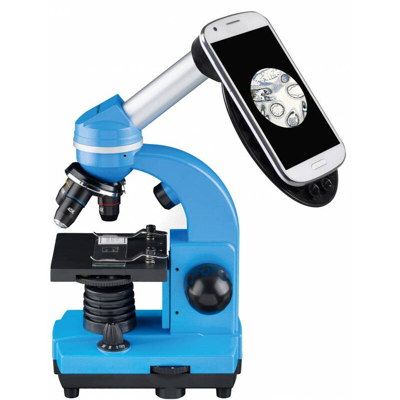 BRESSER JUNIOR Biolux SEL Student Microscope blue