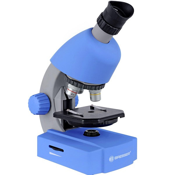 BRESSER JUNIOR Microscope 40x-640x blue