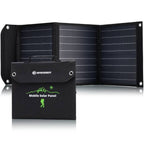 BRESSER Mobile solar charger 40 watts with USB and DC connection