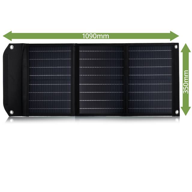 BRESSER Mobile solar charger 40 watts with USB and DC connection