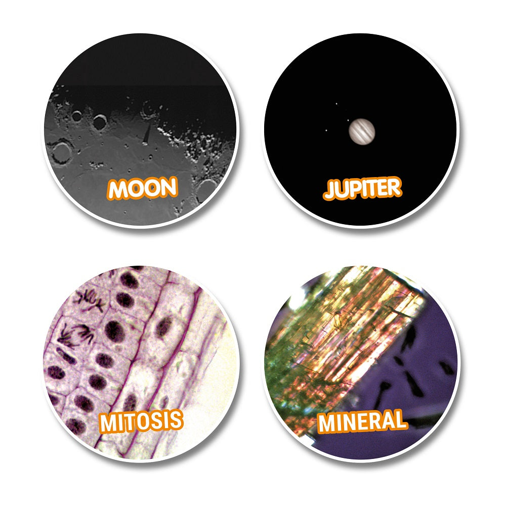 NATIONAL GEOGRAPHIC Telescope and Microscope Set with Smartphone Adapter