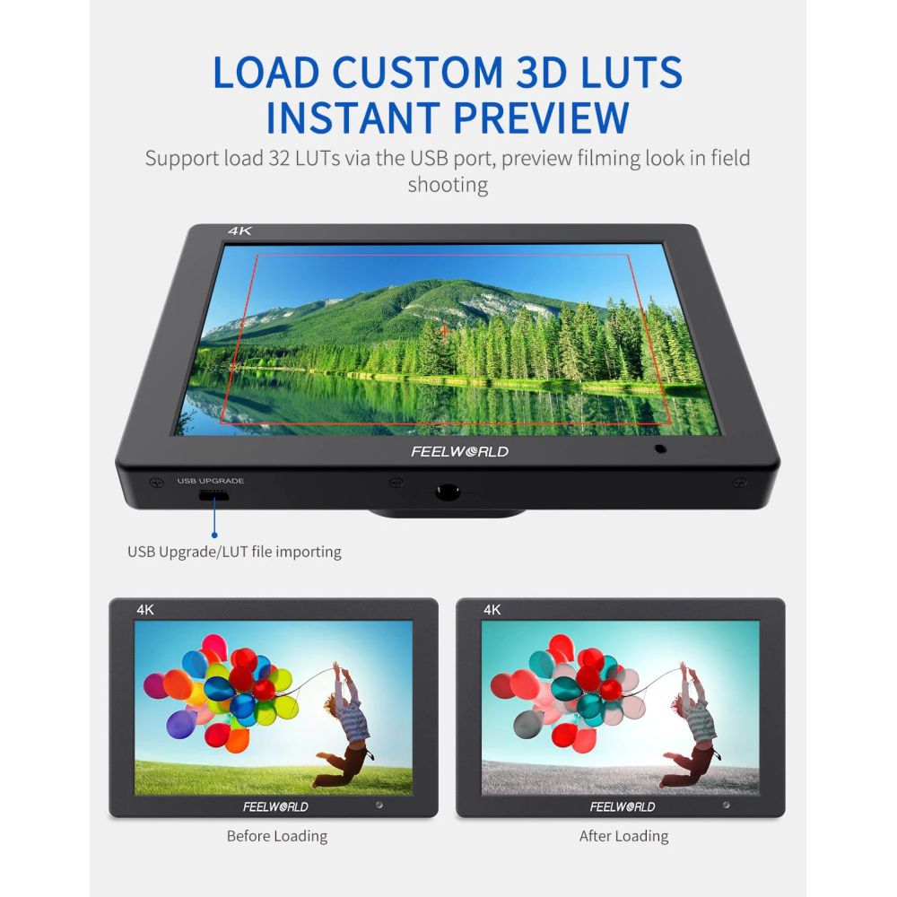 Feelworld T7 PLUS 7'' 4K Aluminum HDMI Monitor