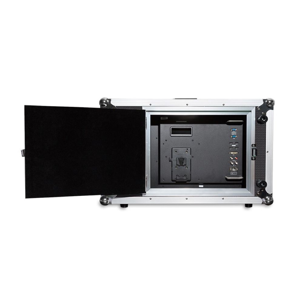 Feelworld Seetec 23.8" P238-9HSD-CO broadcast monitor with flight case