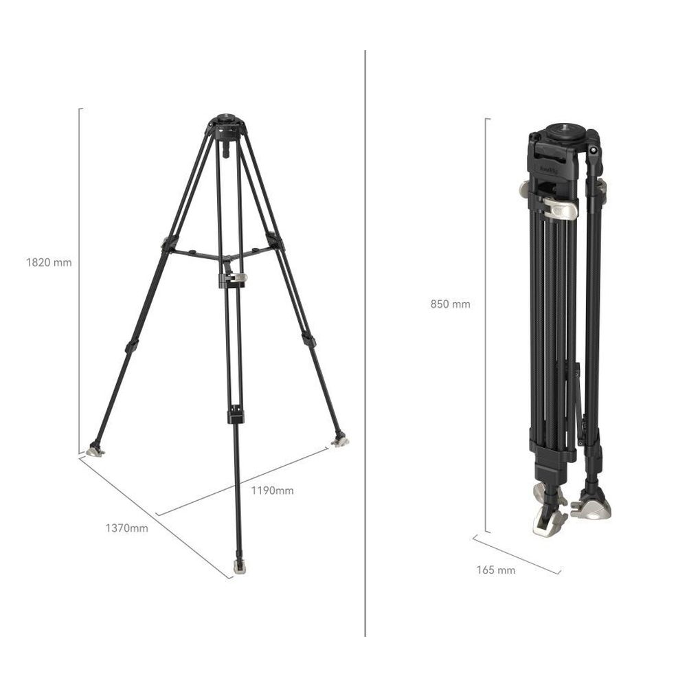 SmallRig FreeBlazer Heavy-Duty Carbon Fiber Tripod 4167