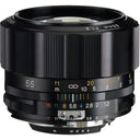 Voigtländer Nokton 55mm f/1.2 SLII-S Nikon Ai-S (CPU) black lens