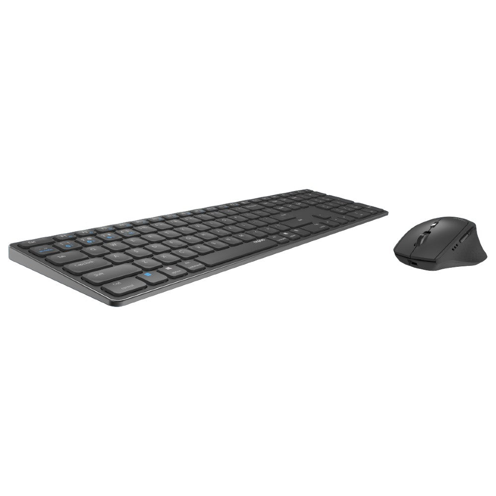 Rapoo 9800M Wireless multimode Blade Combo Full Size Set - Dark Grey