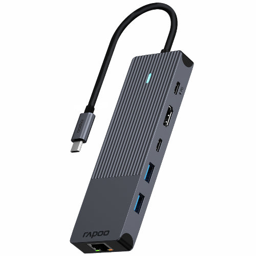 Rapoo USB-C Multiport Adapter, 6-in-1