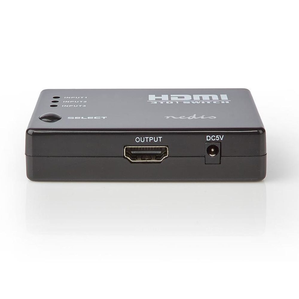 Nedis HDMI Switch 3 Port 3x HDMI Input 1x HDMI output