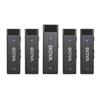 Boya Wireless Microphone 1 RX-4TX TRRS-TRS