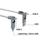 Rolling Square inCharge XL 30cm - White