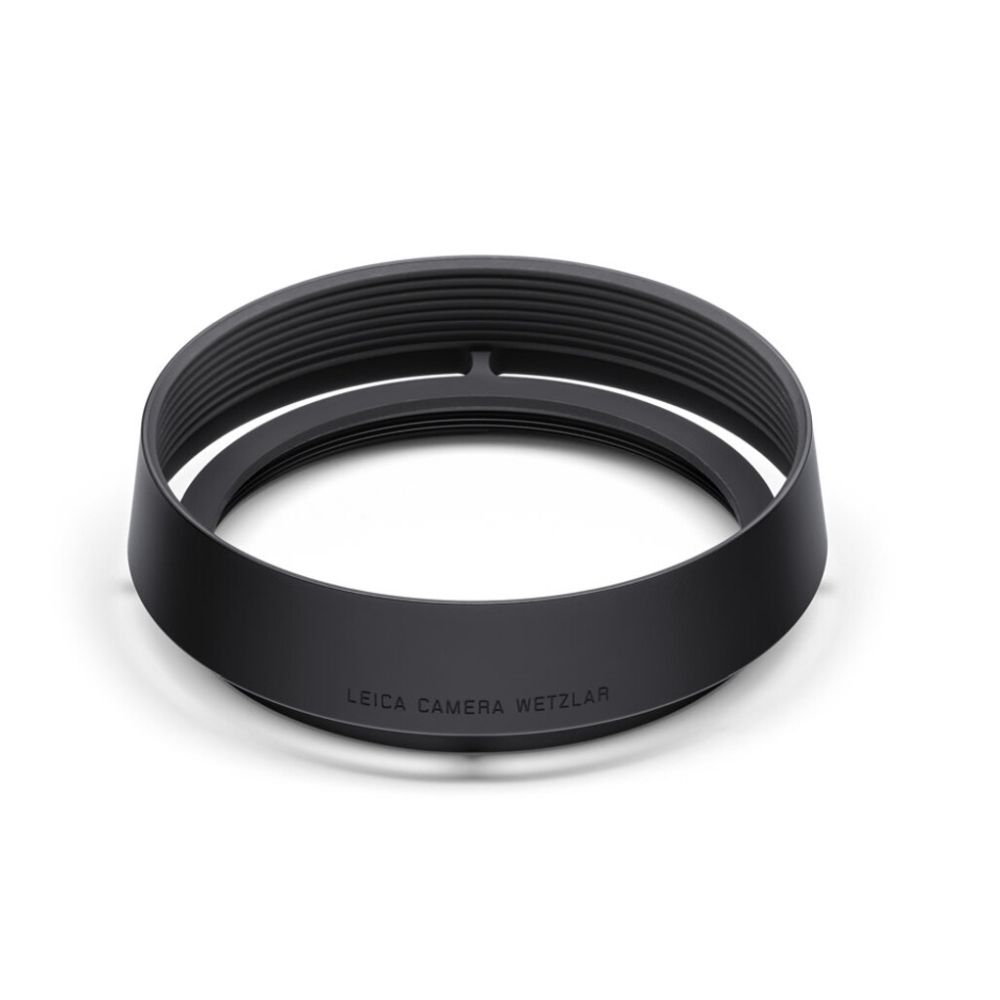 Leica 19657 Lens Hood Q3, Round, Aluminum, Black Anodized Finish
