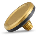 Leica 19599 Soft Release Button, Brass, Blast Finish