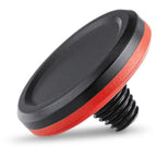 Leica 19671 Soft Release Button, Aluminum, Black Anodized Finish