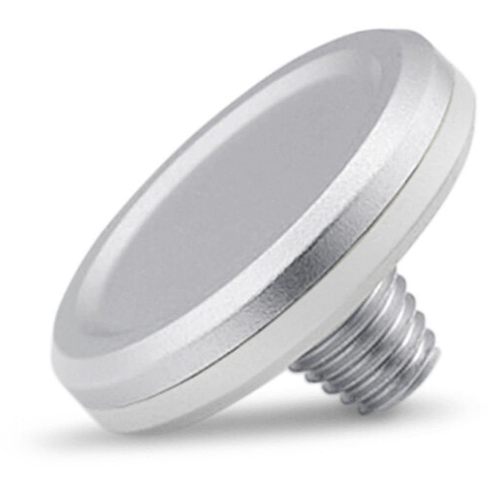 Leica 19672 Soft Release Button, Aluminum, Silver Anodized Finish