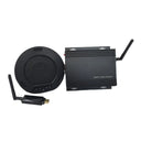 HuddlePod BIG Air Black, Wireless USB-Speaker Phone w/ Wireless Receiver and Extension Set