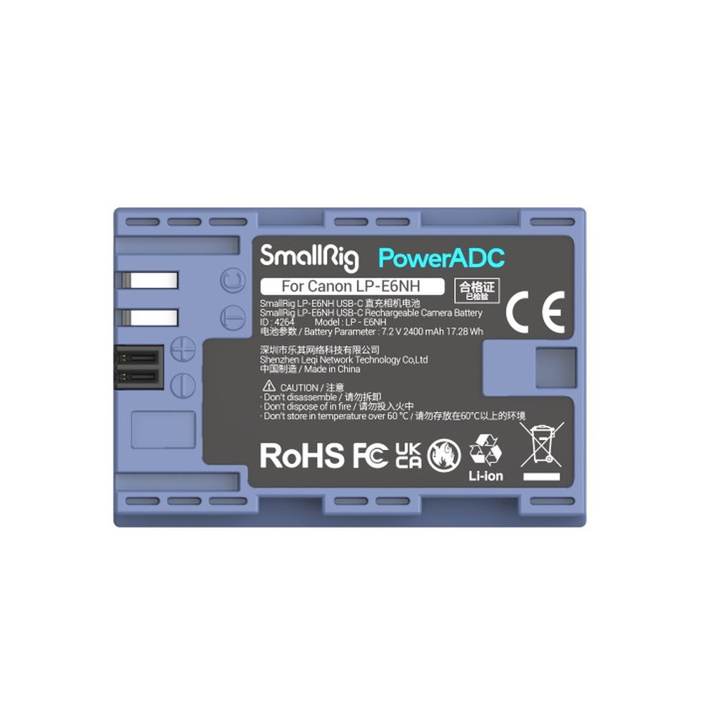 SmallRig LP-E6NH USB-C Rechargeable Camera Battery 4264