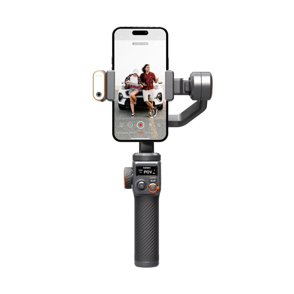 Hohem iSteady M6 Kit Smartphone Gimbal with Small Lamp and AI Tracker