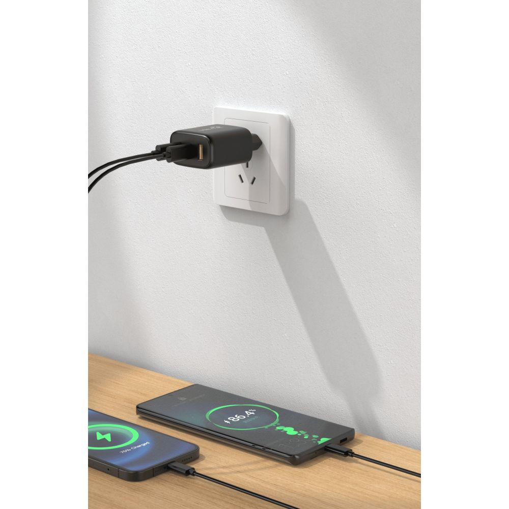 MOJOGEAR USB Charger 65W 2x USB-C / 1x USB Port