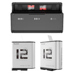 Telesin Charge Box for GoPro 9/10/11/12 - incl 2 Stamina Batteries