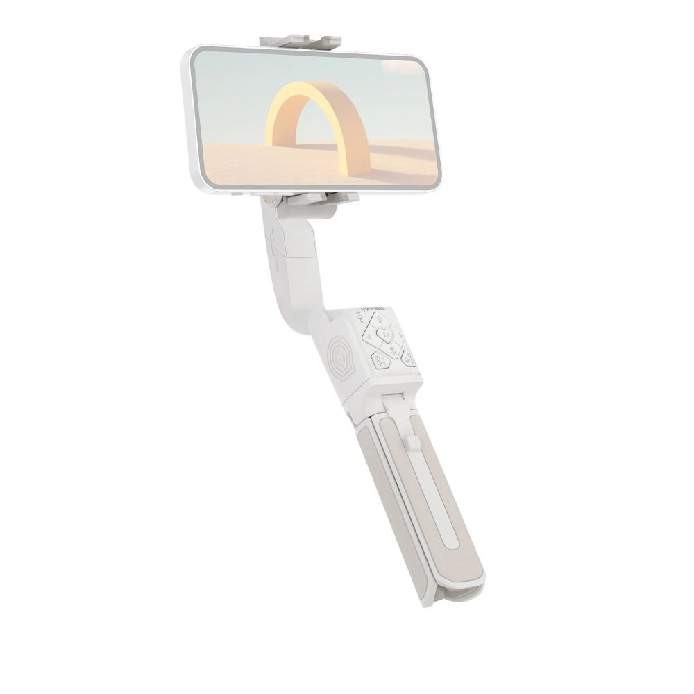 Hohem Smart Selfie stick w/ Detachable Remote and 360 Degree 'follow me" - White