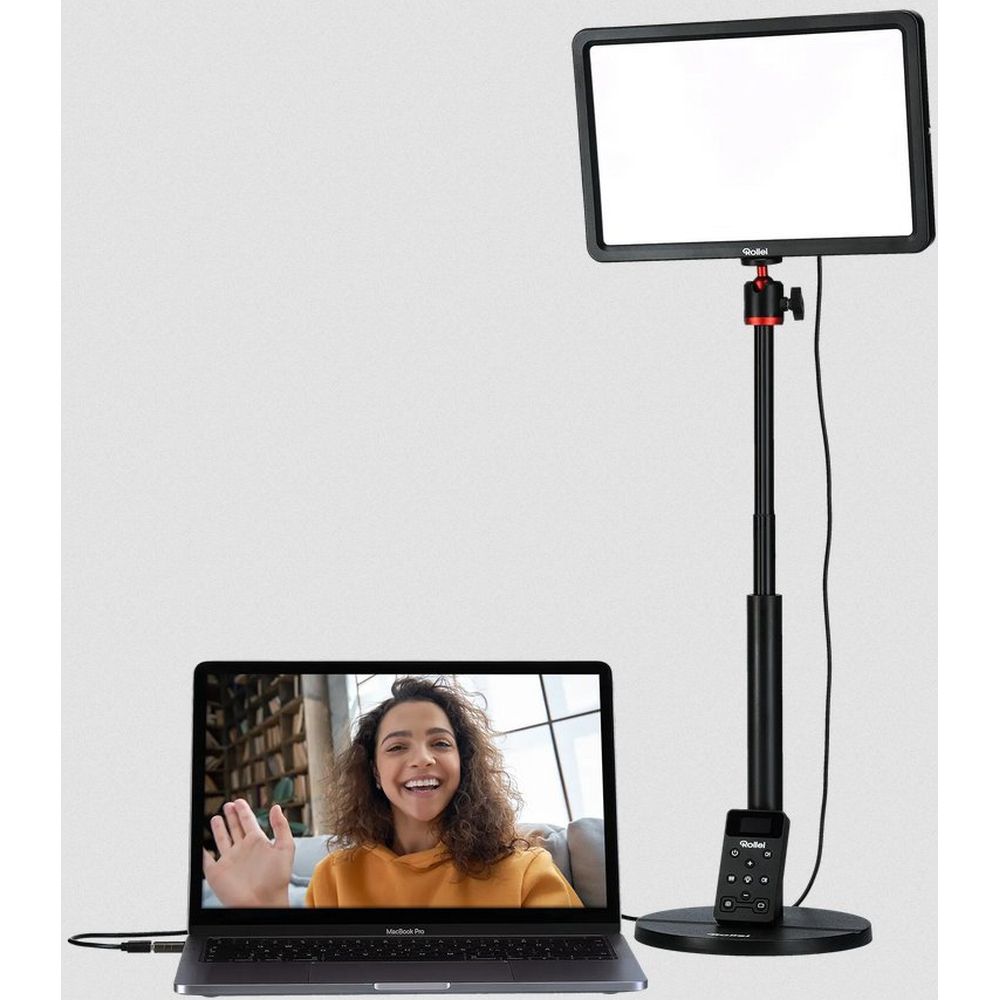 Rollei LUMIS Key Light Pro Streaming LED Light, 192 LEDs