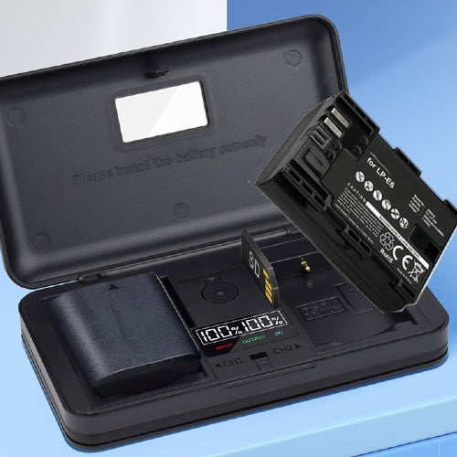 MCOPlus Duocharger LP-E6NH SD USB Multibox