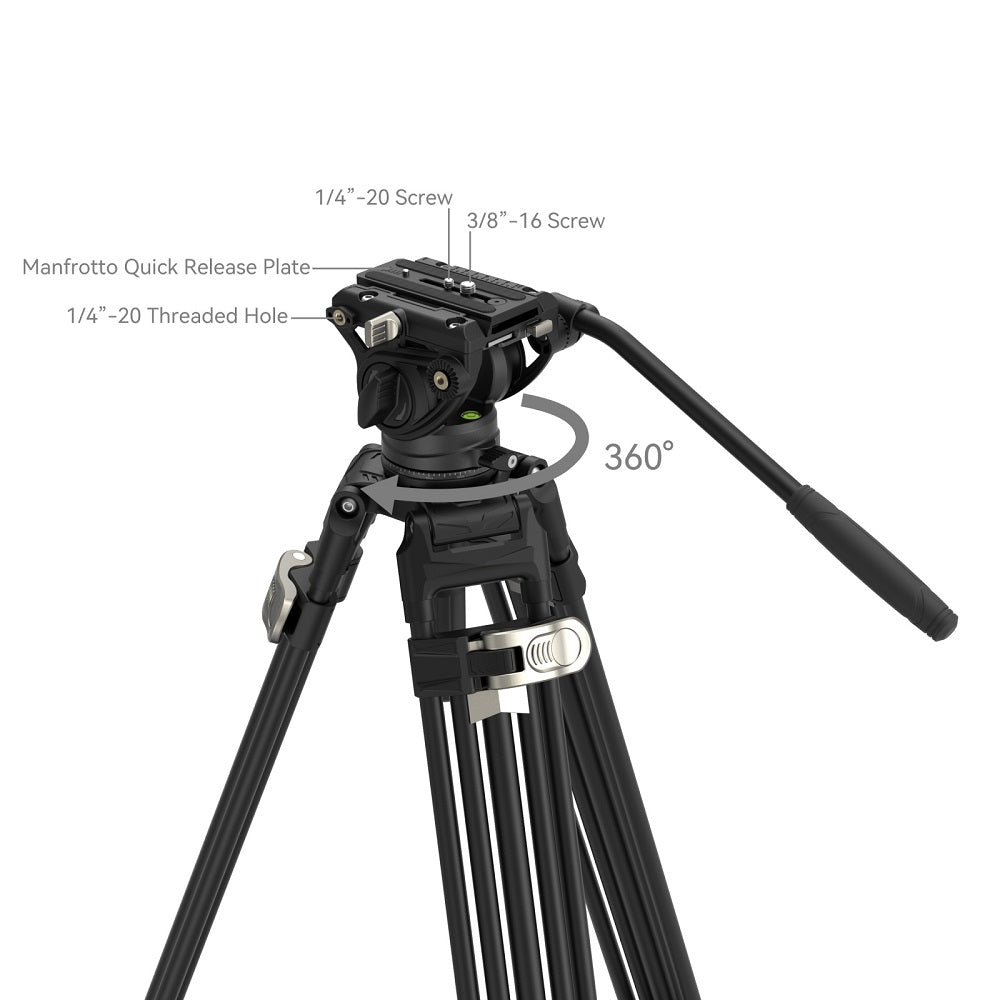 SmallRig 4163 FreeBlazer Heavy-Duty Aluminium Alloy Tripod Kit AD-80