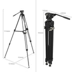SmallRig 4163 FreeBlazer Heavy-Duty Aluminium Alloy Tripod Kit AD-80