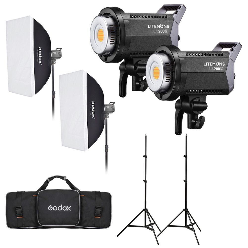 Godox Litemons LA200Bi Bi-colour Duo Kit