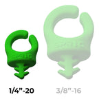 SPRIG Cable Opening 9mm 1/4”-20, Green, 6-Pack