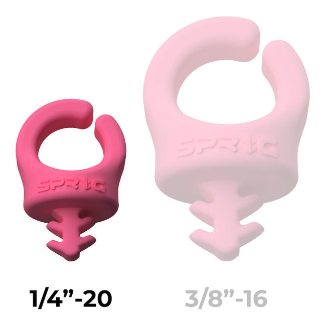 SPRIG Cable Opening 9mm 1/4”-20 - Pink - 6-Pack