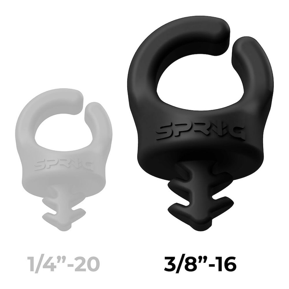 SPRIG Cable Opening 13.5mm 3/8”-16 - Black - 3-Pack